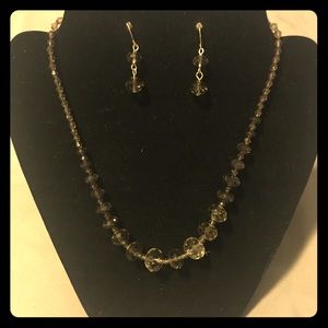 Earring necklace set